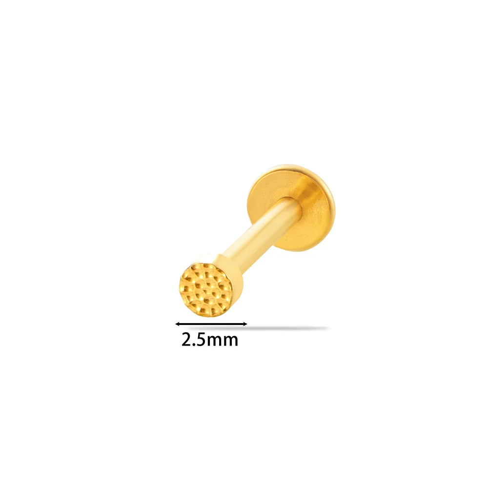 Puncture Earrings Titanium Alloy Heart Shape Electroplating For Women - Image 6