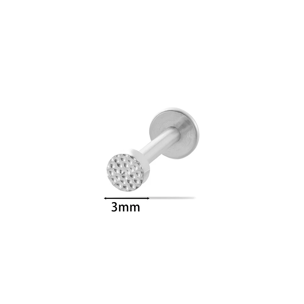 Puncture Earrings Titanium Alloy Heart Shape Electroplating For Women - Image 9