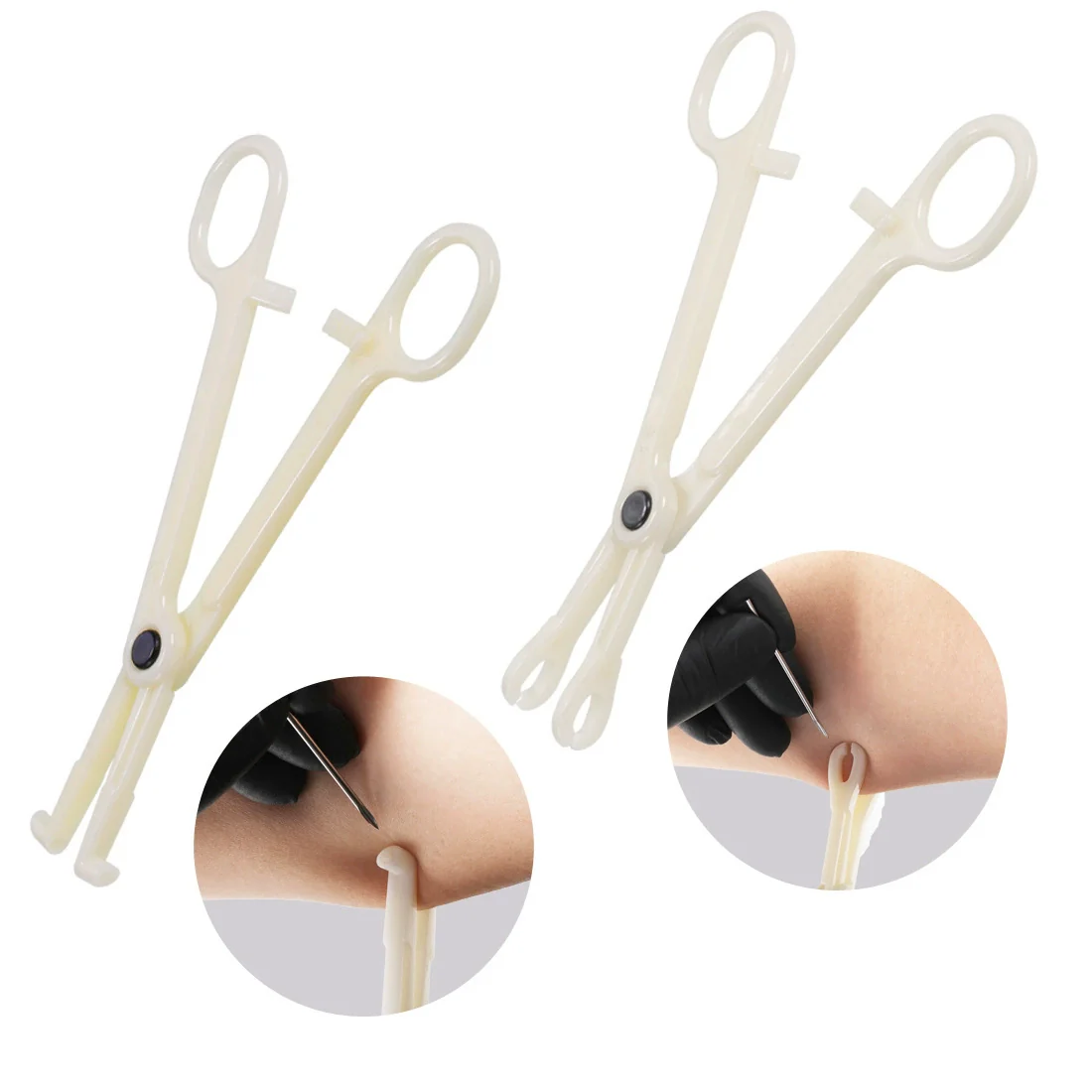 Puncture Tools Set Stainless Steel Heart Pattern Electroplated Unisex - Image 4