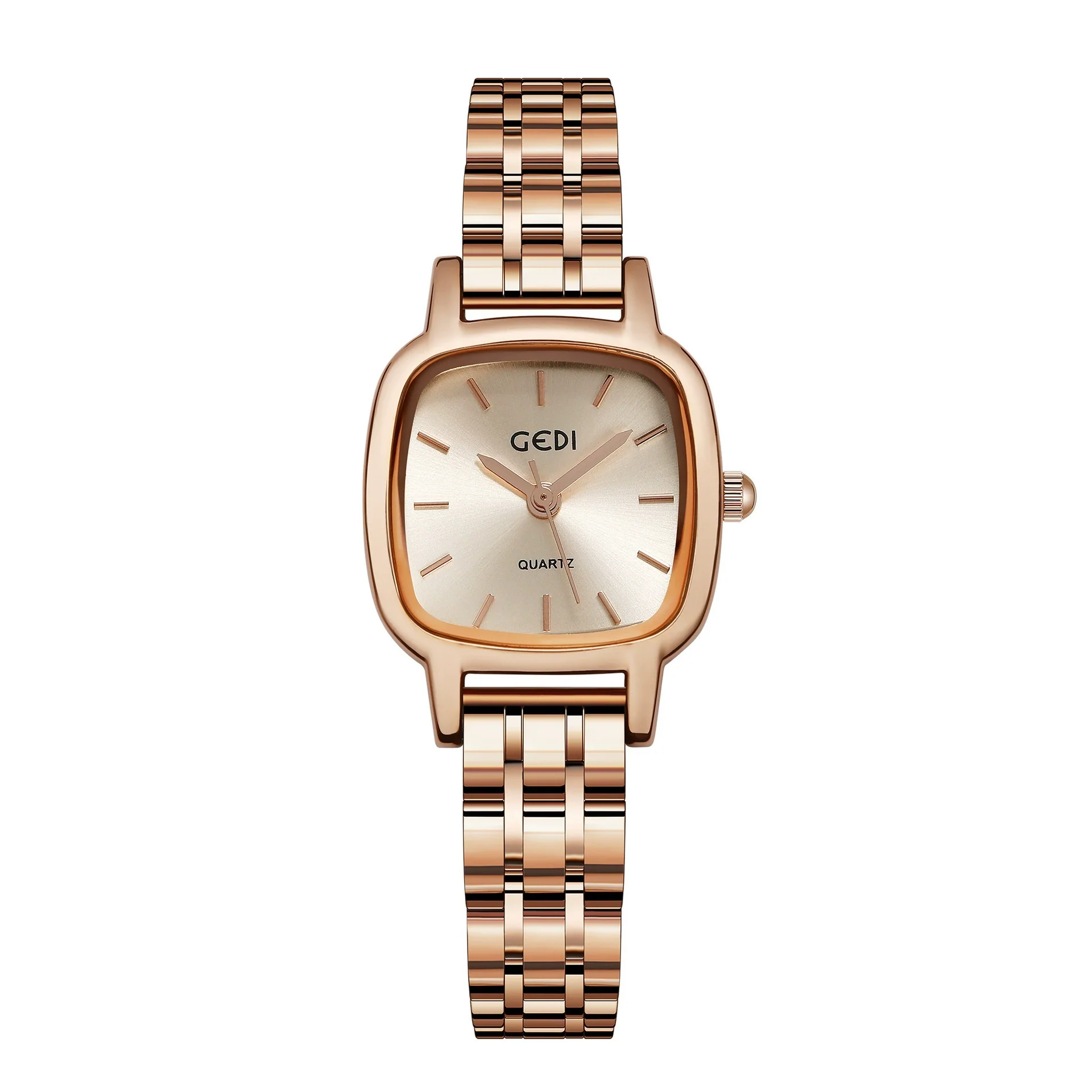 Quartz Watch Alloy Strap Square Dial Female Casual Style - Image 8