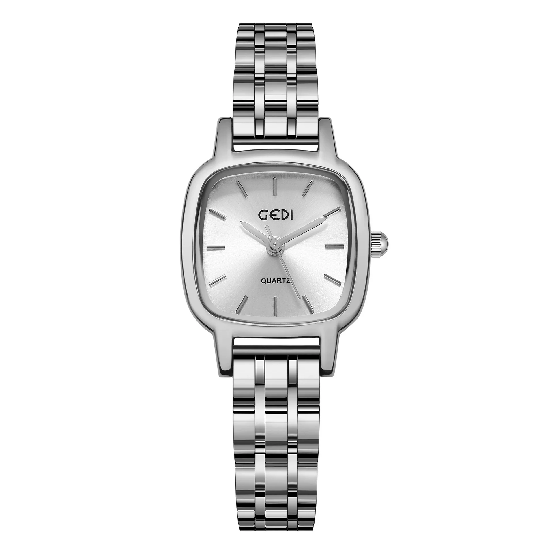 Quartz Watch Alloy Strap Square Dial Female Casual Style - Image 9
