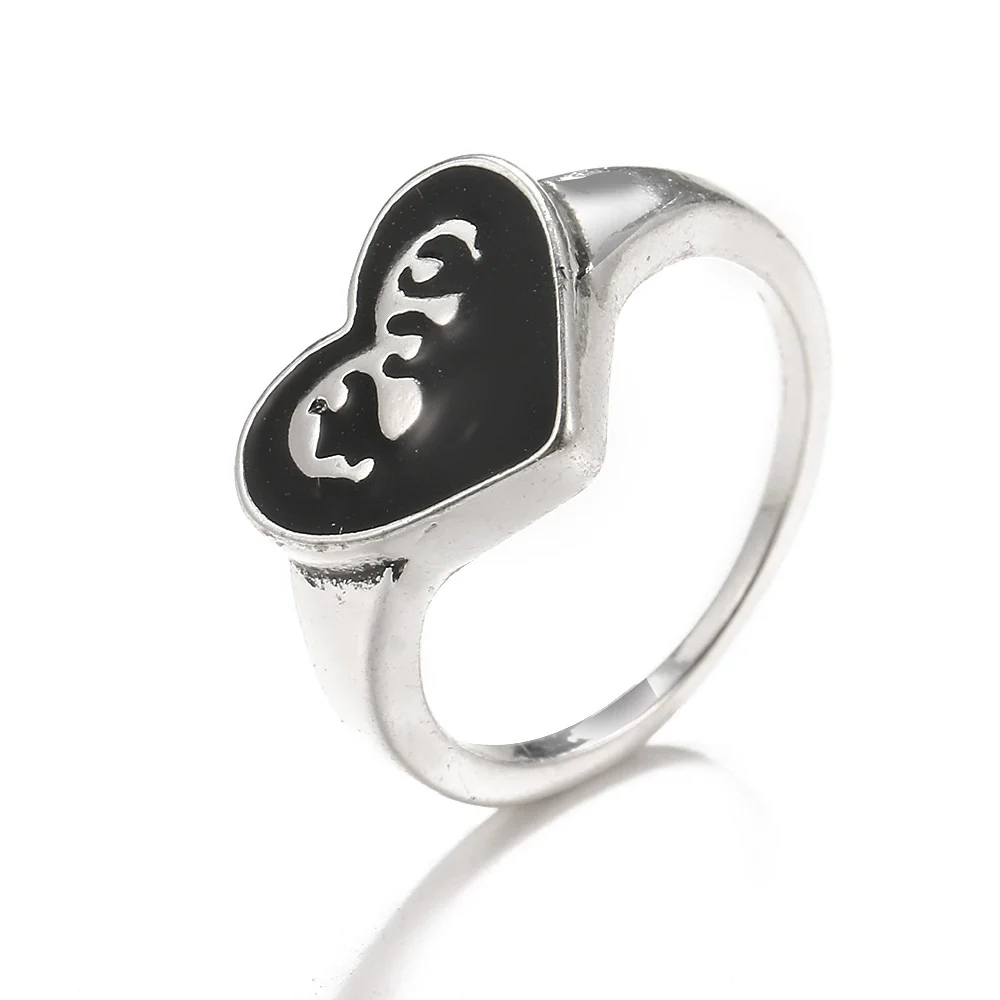 Retro Punk Style Alloy Cast Ring - Image 6