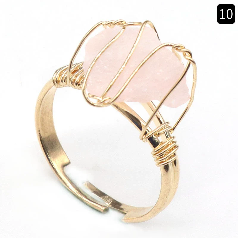 Ring Crystal Agate Natural Amethyst Citrine Grinding And Polishing - Image 16