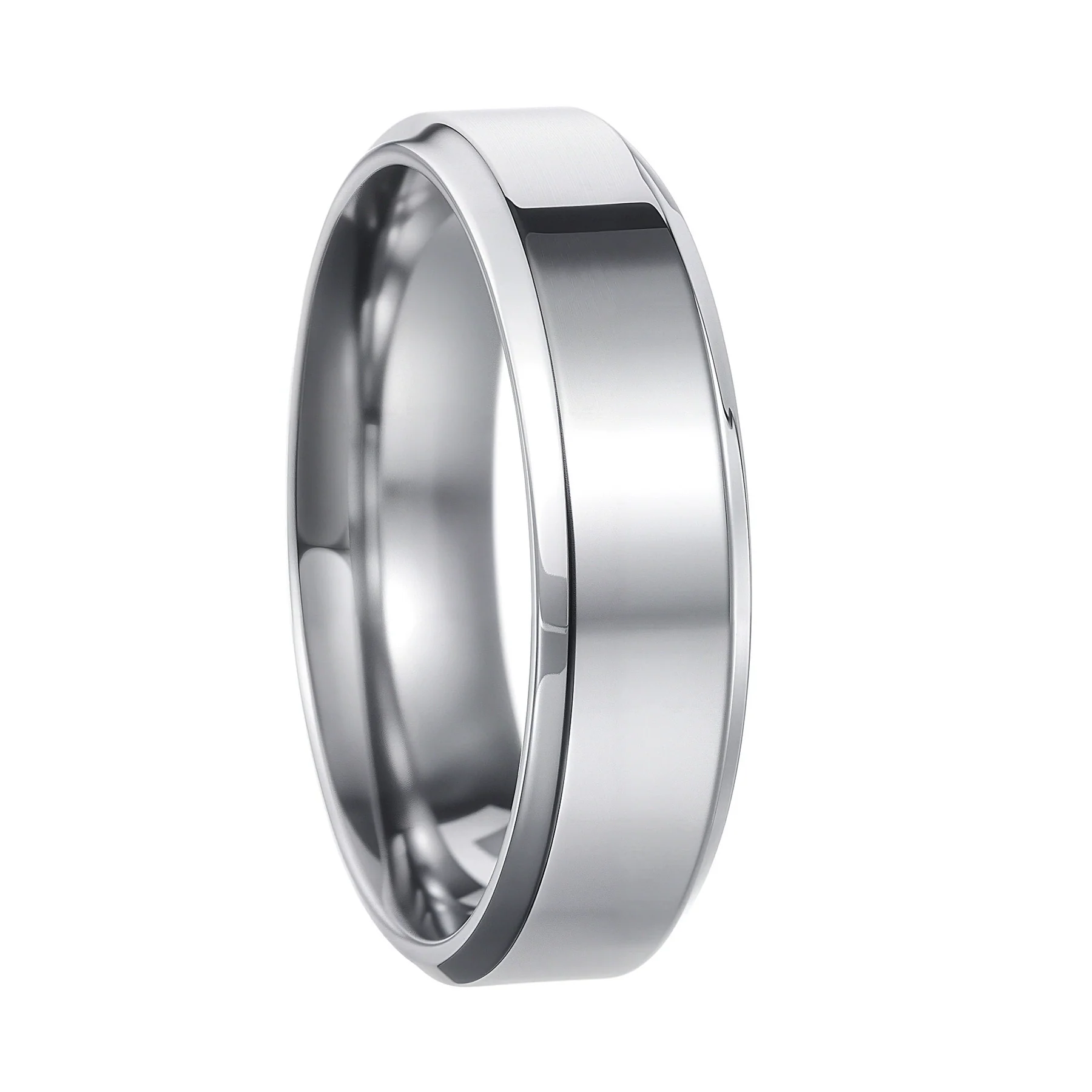 Ring Titanium Steel Geometric Style Vacuum Plating Unisex - Image 10