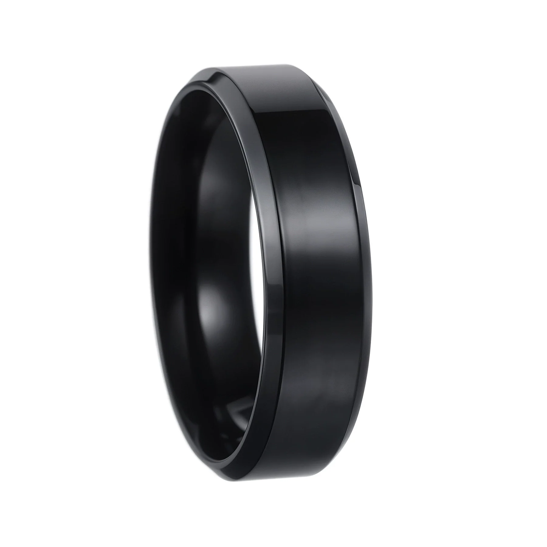 Ring Titanium Steel Geometric Style Vacuum Plating Unisex - Image 13