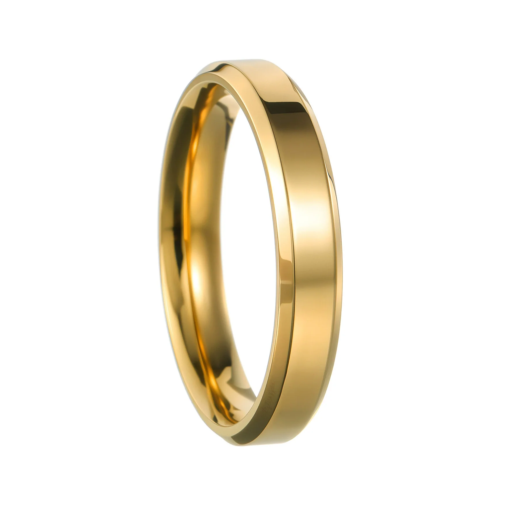 Ring Titanium Steel Geometric Style Vacuum Plating Unisex - Image 6