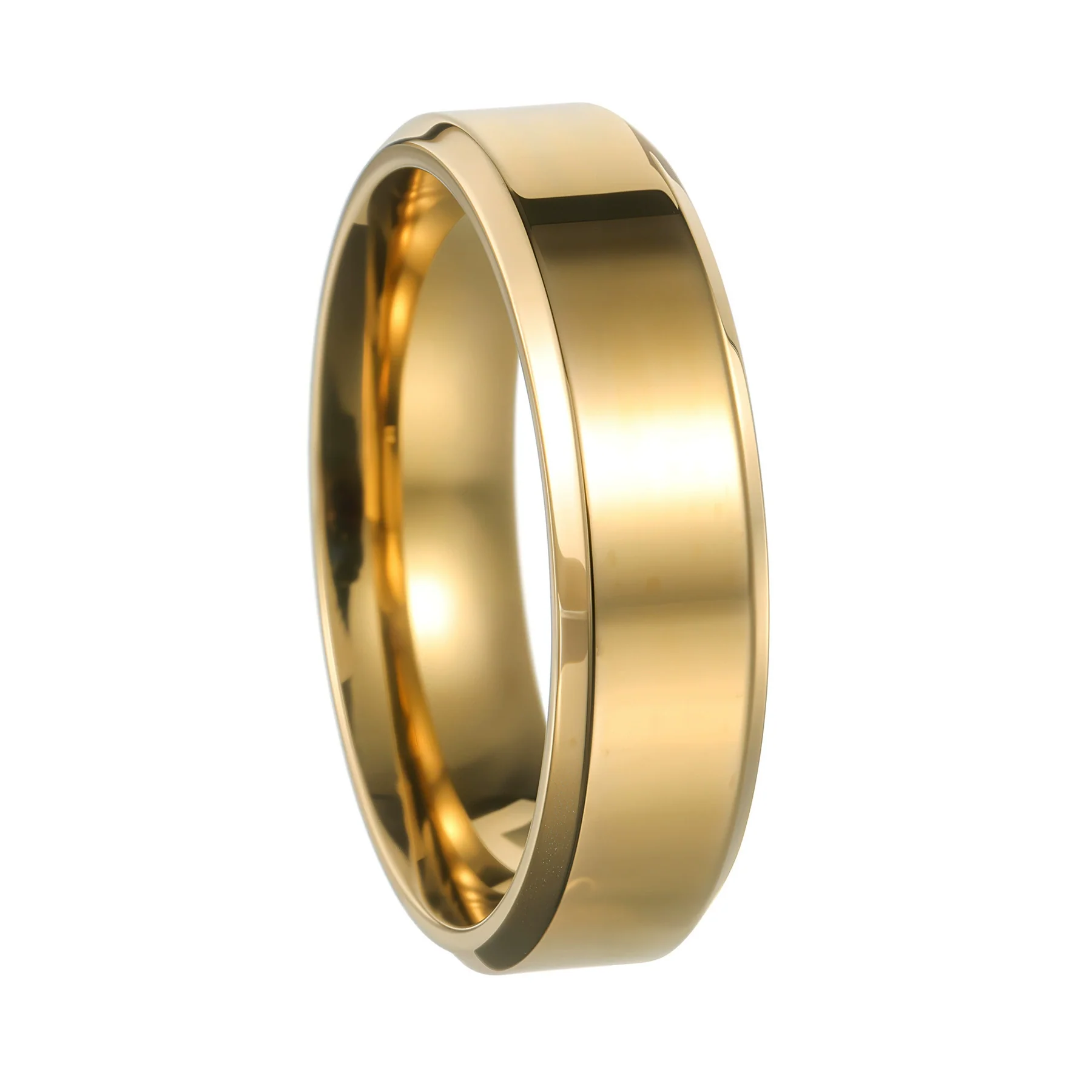 Ring Titanium Steel Geometric Style Vacuum Plating Unisex - Image 7