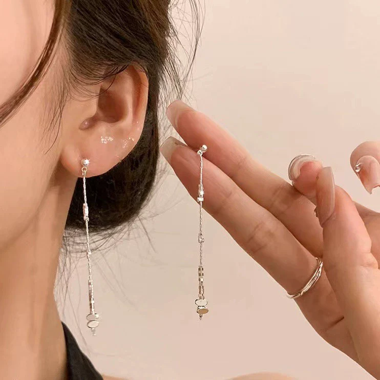 S925 Silver Butterfly Stud Earrings For Women Zircon Pearl Electroplated Light Luxury Niche Highend Minimalist Geometric - Image 43