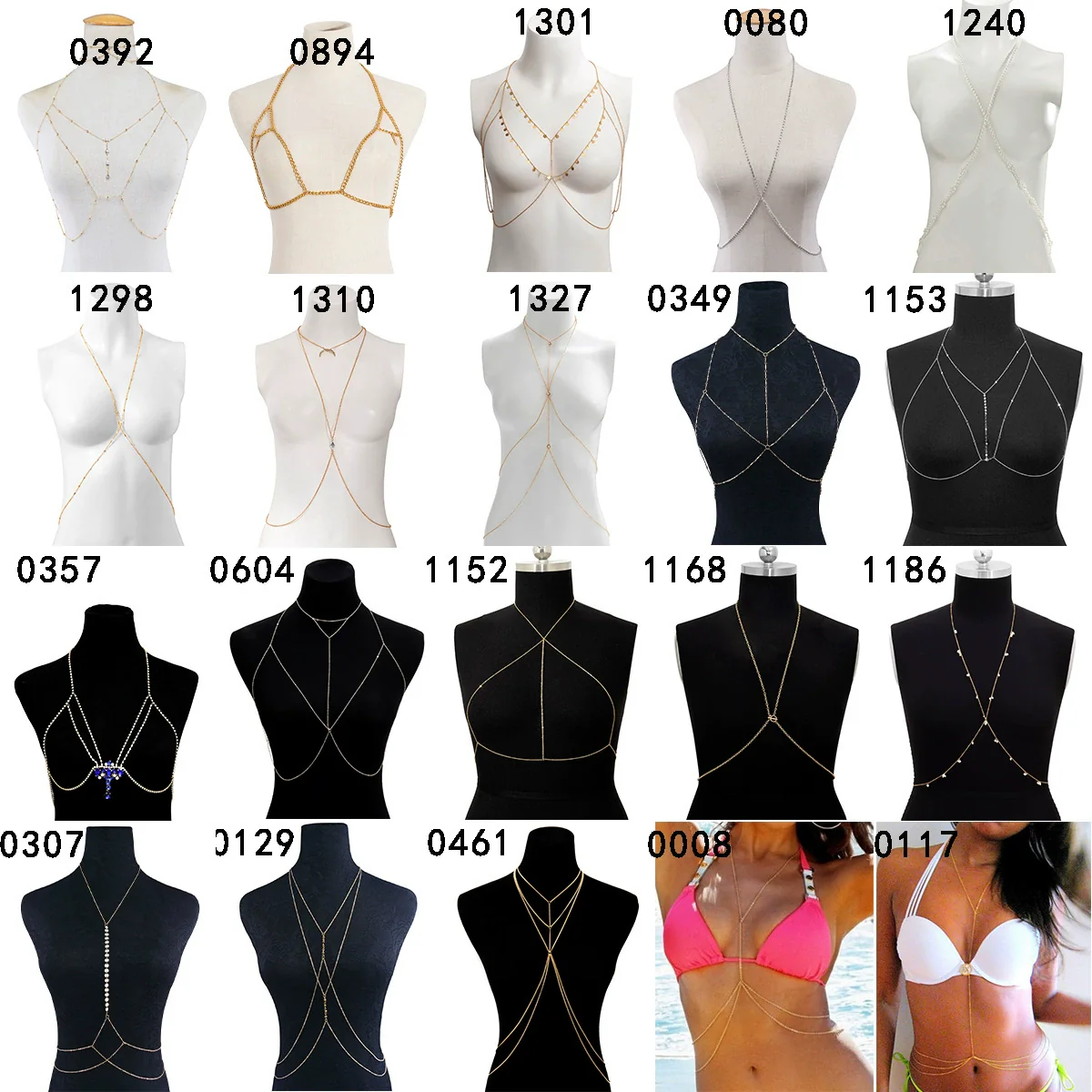 Sexy Women's Jewelry Copper Bead Mesh Snake Bone Chain Necklace With Rhinestone Pendant And Geometric Pattern Electroplated - Image 3