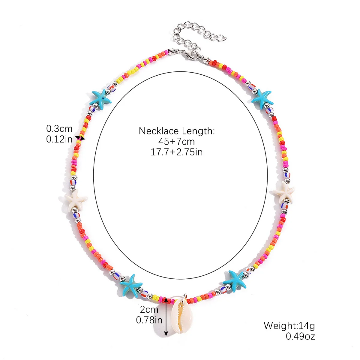 Shell Pendant Necklace With Pearl Chain Star Geometric Animal Zodiac Pure Handmade For Women - Image 5