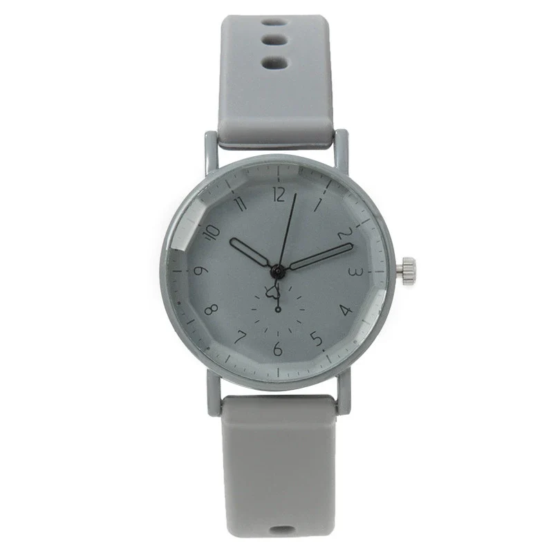 Silicone Cartoon Round Dial Female Quartz Watch - Image 6