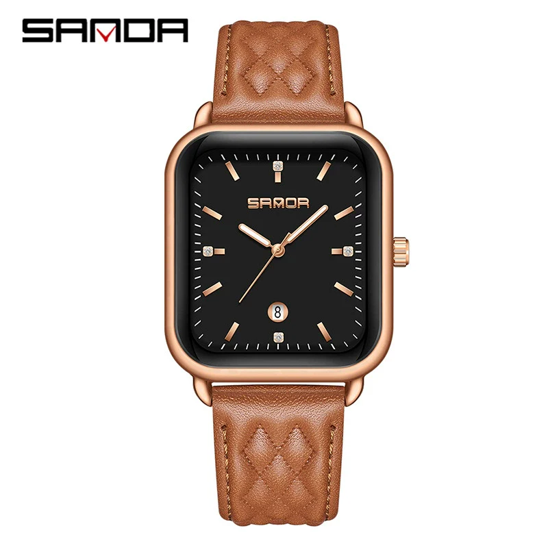 Silicone Quartz Waterproof Casual Square Dial Men's And Women's Watches With Zinc Alloy Case And Stainless Steel Clasp - Image 7