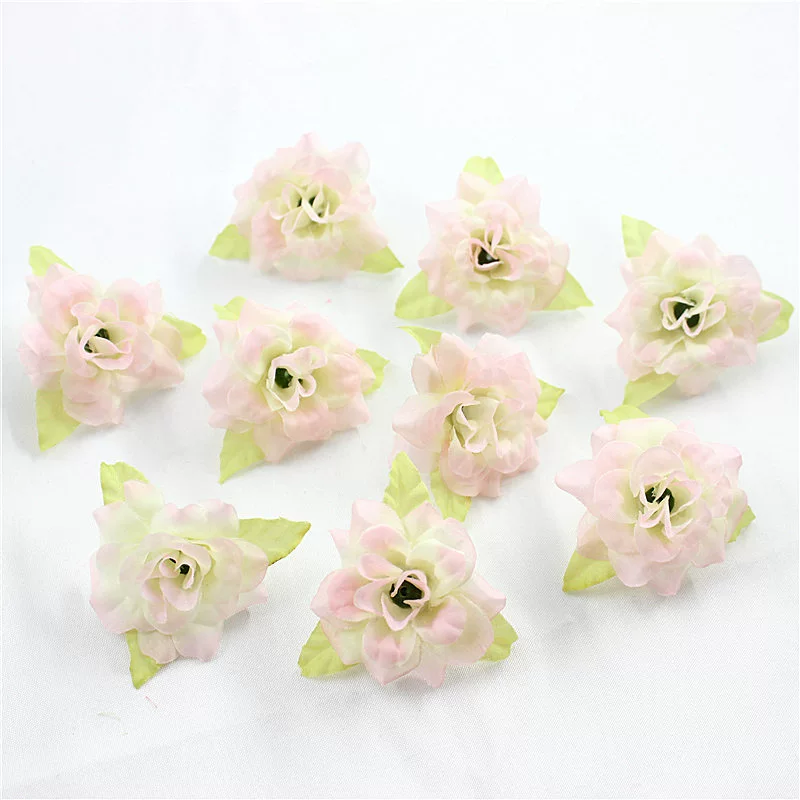Silk Flower Handmade Small Rose Flower Head Flower Hairpin Wreath - Image 23