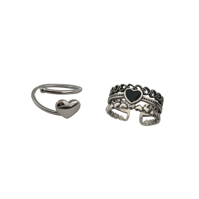 Silver Ring Women's Retro Trendy Simple Fashion Light Luxury - Image 5
