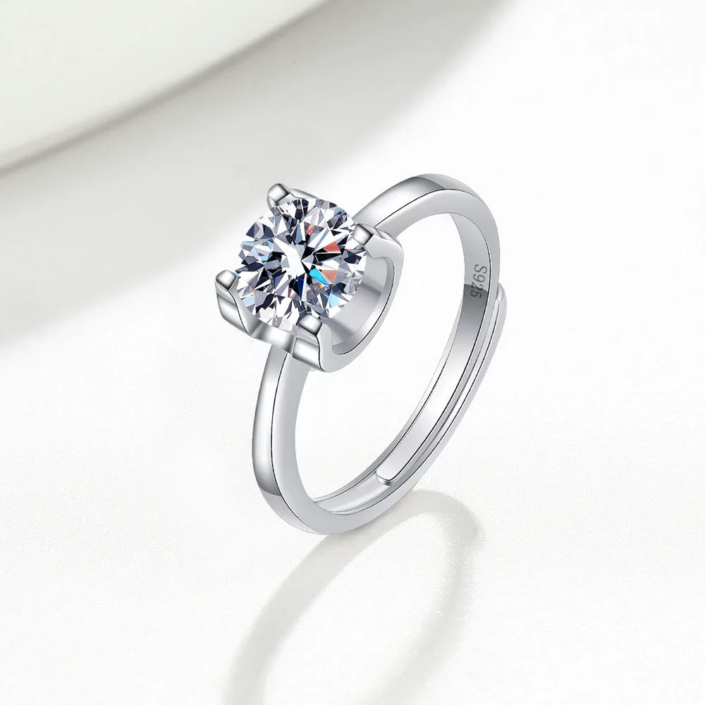 Silver Ushaped Cow Head Ring For Ladies With Geometric Pattern And Electroplating Treatment - Image 6
