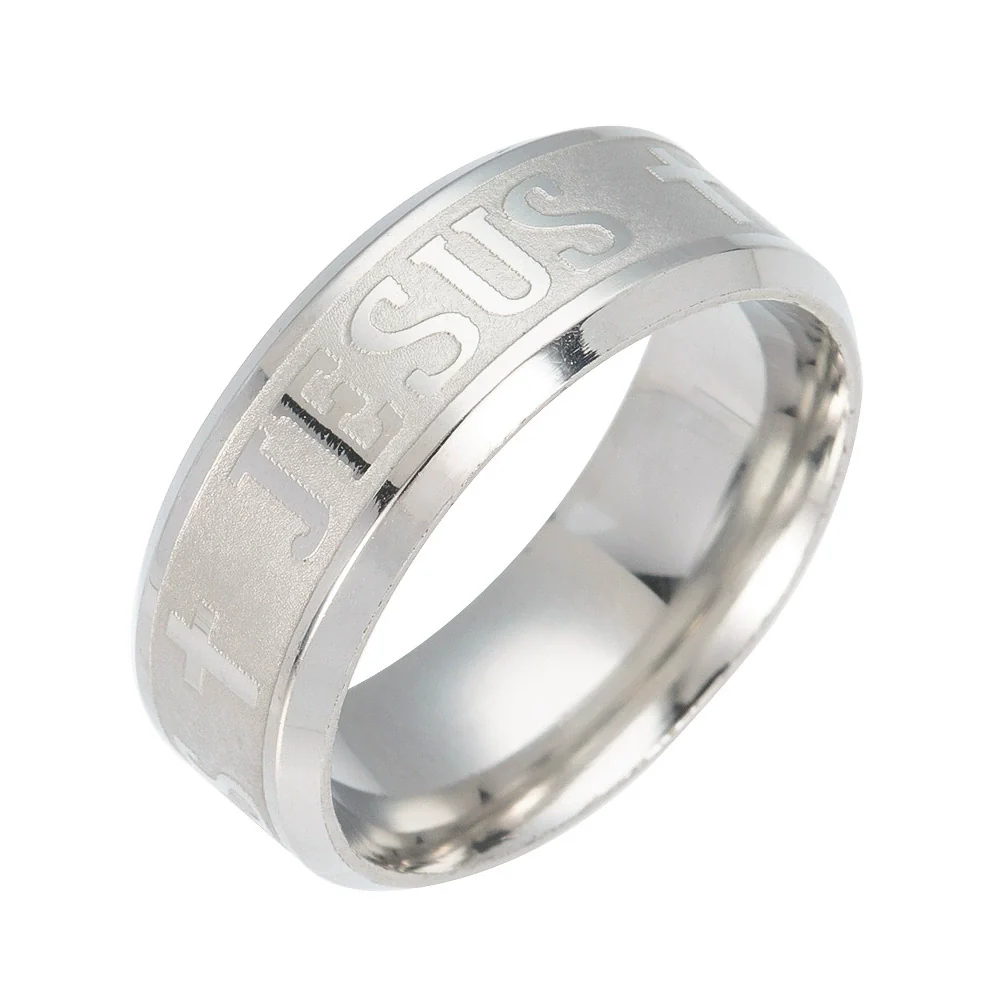 Simple Stainless Steel Geometric Ring Jewelry With Electroplating - Image 2