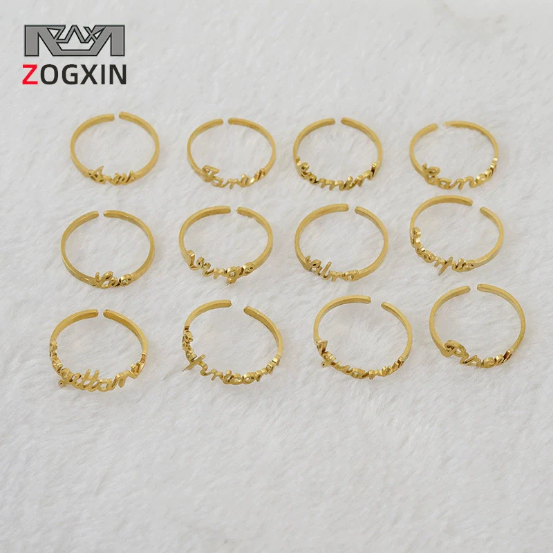 Simple 316L Stainless Steel Constellation Ring Jewelry Electroplated For Women