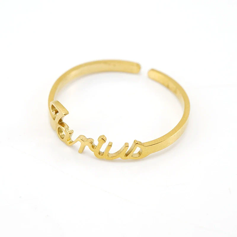 Simple 316L Stainless Steel Constellation Ring Jewelry Electroplated For Women - Image 6