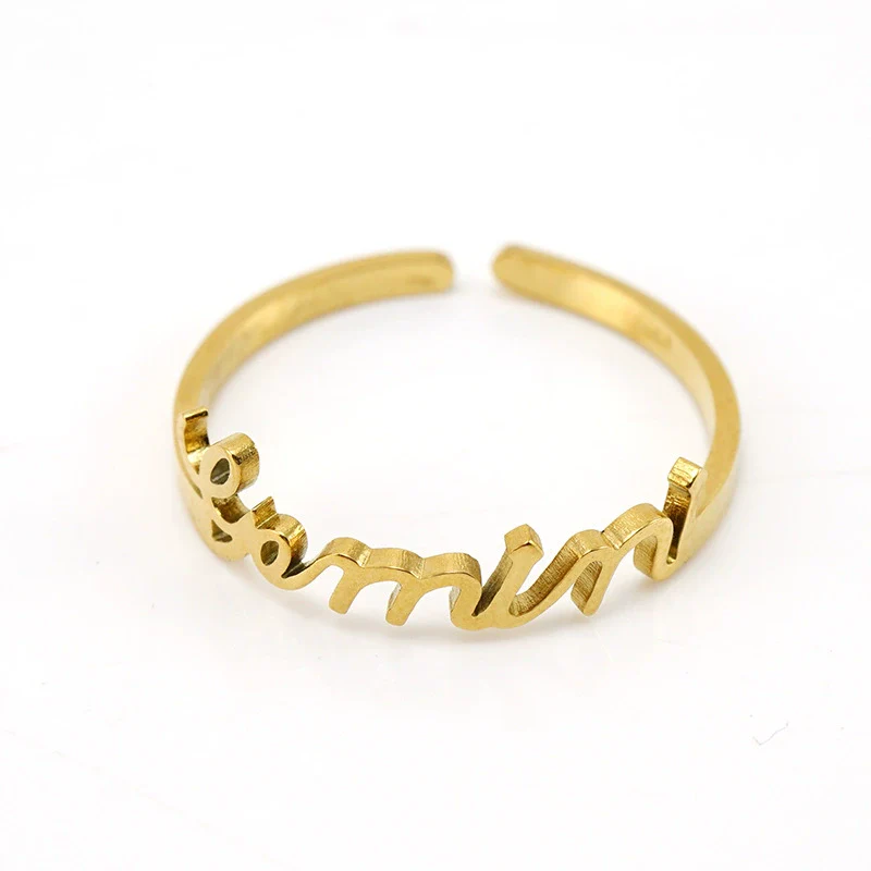 Simple 316L Stainless Steel Constellation Ring Jewelry Electroplated For Women - Image 7