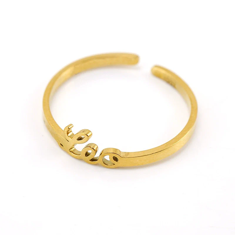 Simple 316L Stainless Steel Constellation Ring Jewelry Electroplated For Women - Image 9