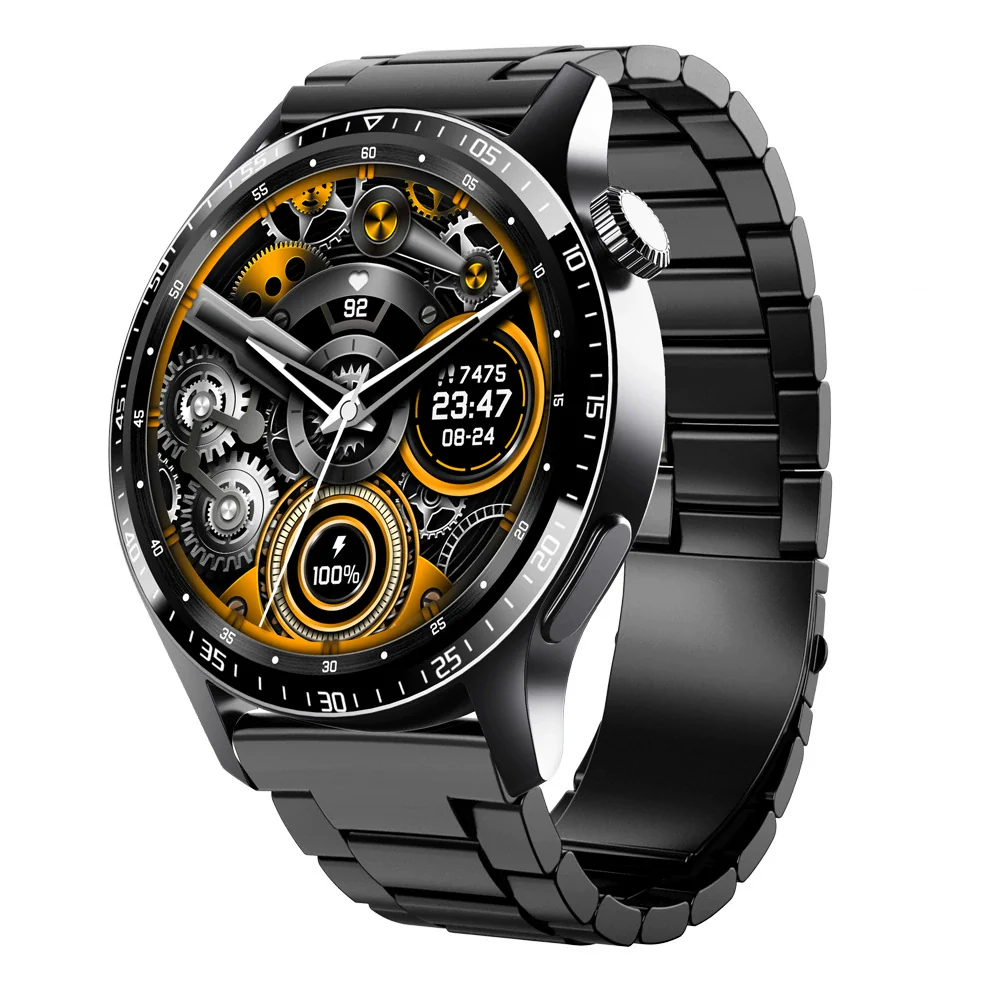 Smart Bracelet Silicone Sports Health Monitoring With Magnetic Attraction Charging And Round Dial - Image 7