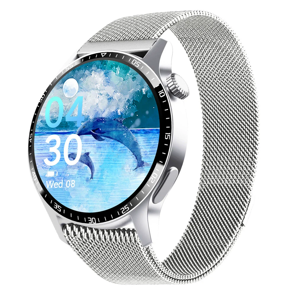 Smart Bracelet Silicone Sports Health Monitoring With Magnetic Attraction Charging And Round Dial - Image 9