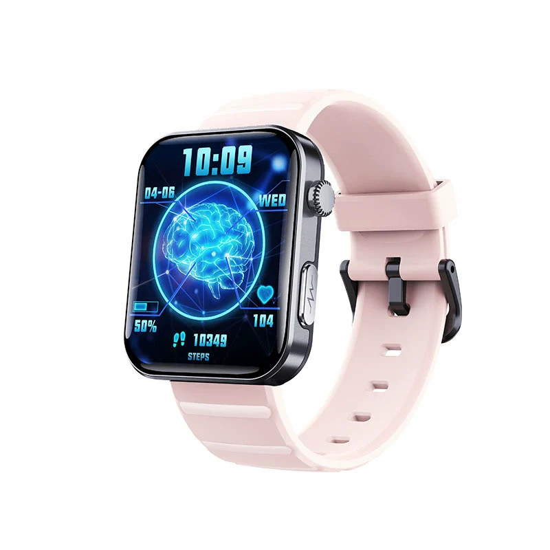Smart Watch Aluminum Alloy Environmentally Friendly Silicone Square Daily Waterproof Health Monitoring - Image 11