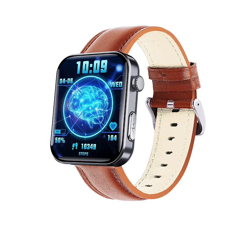 Smart Watch Aluminum Alloy Environmentally Friendly Silicone Square Daily Waterproof Health Monitoring - Image 9