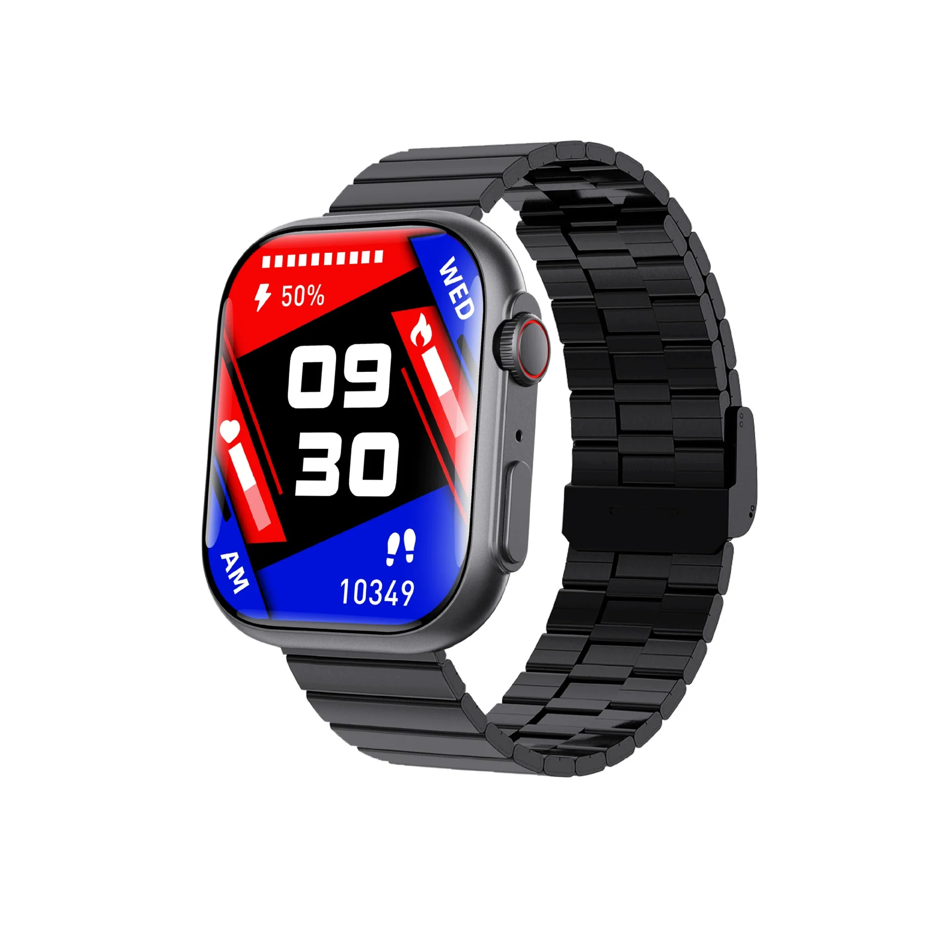 Smart Watch Health Monitoring Sports Watch With Environmental Silicone Strap Square Dial And Magnetic Attraction Charging - Image 12