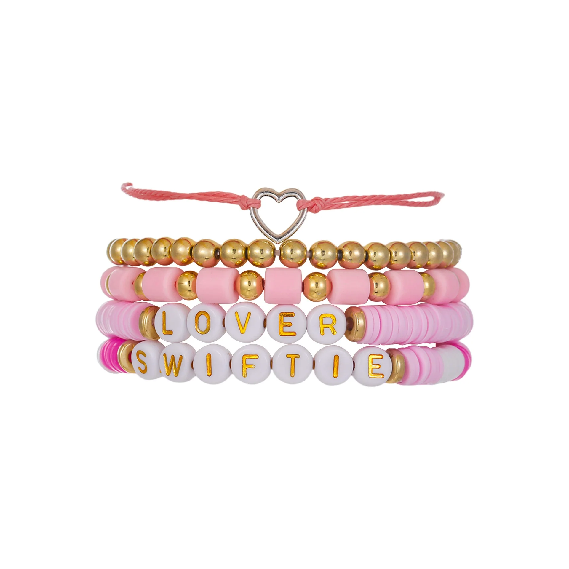 Soft Ceramic Copper Beads Acrylic Handmade Geometric Unisex Bracelet - Image 6