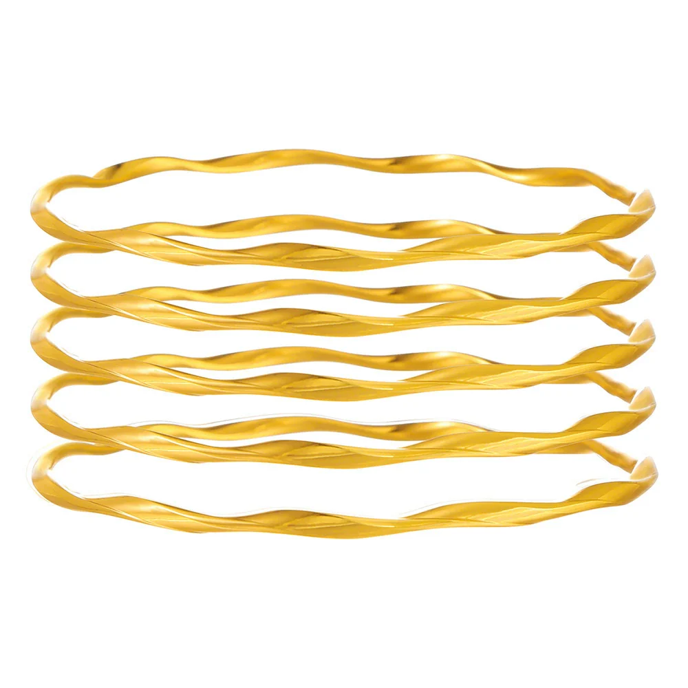 Spherical Cuff Bracelet Iron Geometric Electroplating Hiphop Fashion Retro Stacking Unisex - Image 44