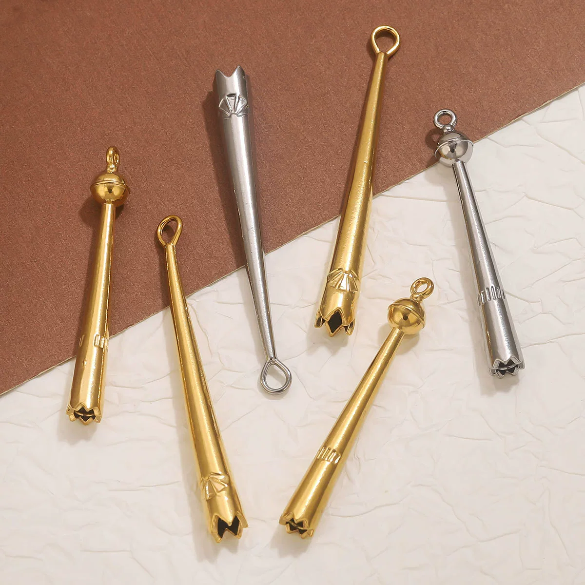 Sports Style Titanium Steel Long Pendant Jewelry Electroplated Stainless Steel Accessories