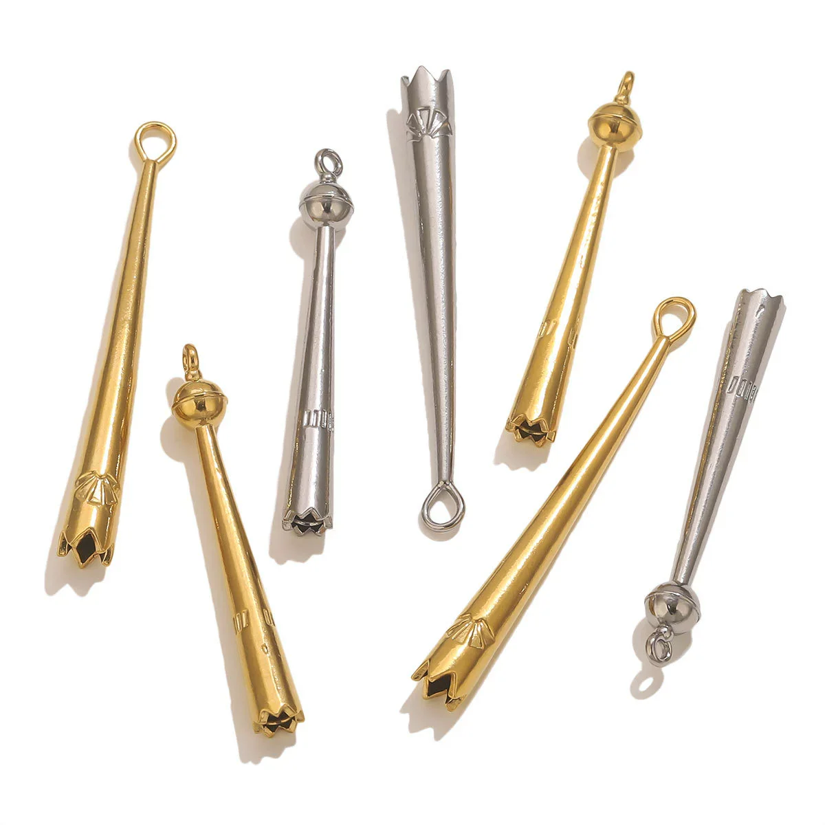 Sports Style Titanium Steel Long Pendant Jewelry Electroplated Stainless Steel Accessories - Image 5