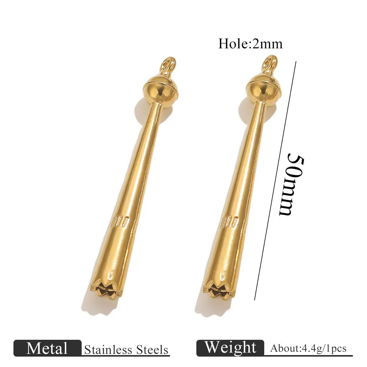 Sports Style Titanium Steel Long Pendant Jewelry Electroplated Stainless Steel Accessories - Image 6