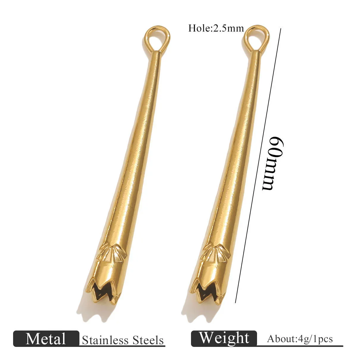 Sports Style Titanium Steel Long Pendant Jewelry Electroplated Stainless Steel Accessories - Image 8