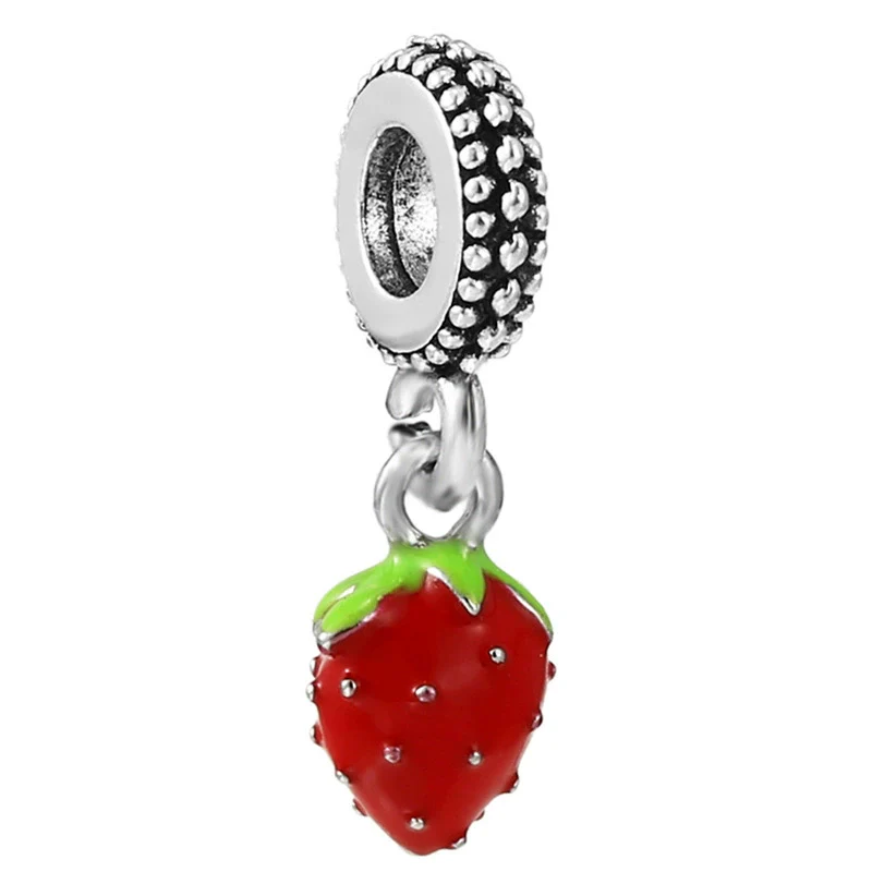 Spring Style Colorful Butterfly Plant Flower Crystal Beaded Pendant Metal Electroplated Totem Design Diy Bracelet Jewelry Accessories - Image 43