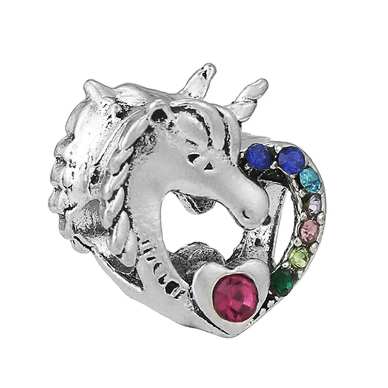 Spring Style Colorful Butterfly Plant Flower Crystal Beaded Pendant Metal Electroplated Totem Design Diy Bracelet Jewelry Accessories - Image 5