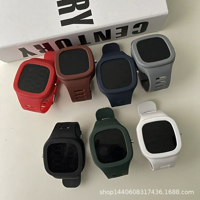 Square Luminous Multifunction Electronic Plastic Watch For Young Men And Women Casual Fashion Style - Image 5