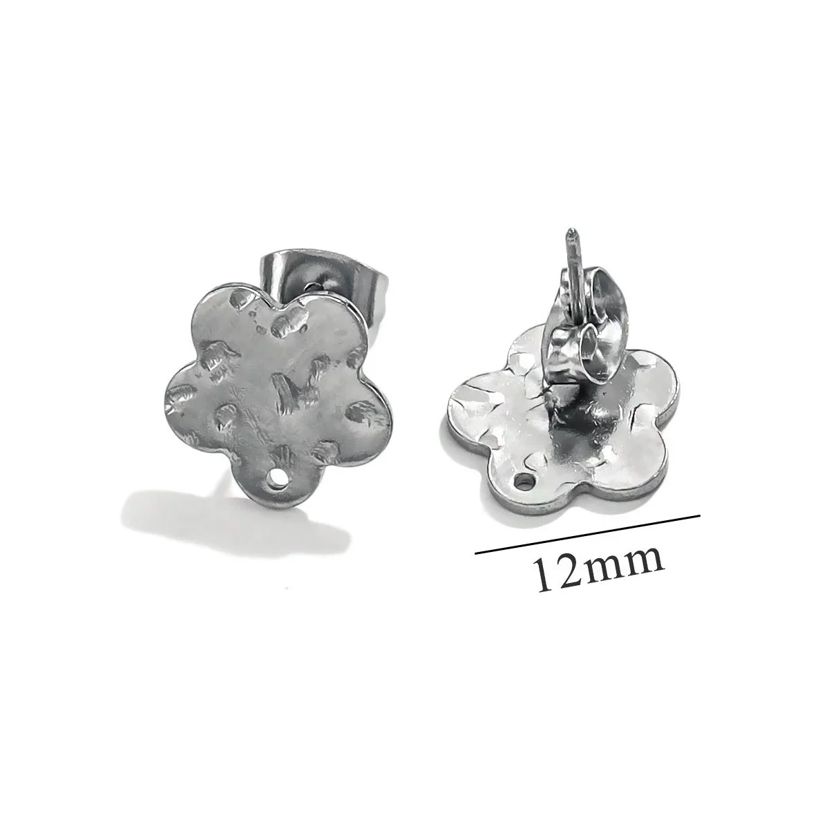 Stainless Steel And 925 Silver Round Electroplated Diy Handmade Earrings Accessories - Image 10
