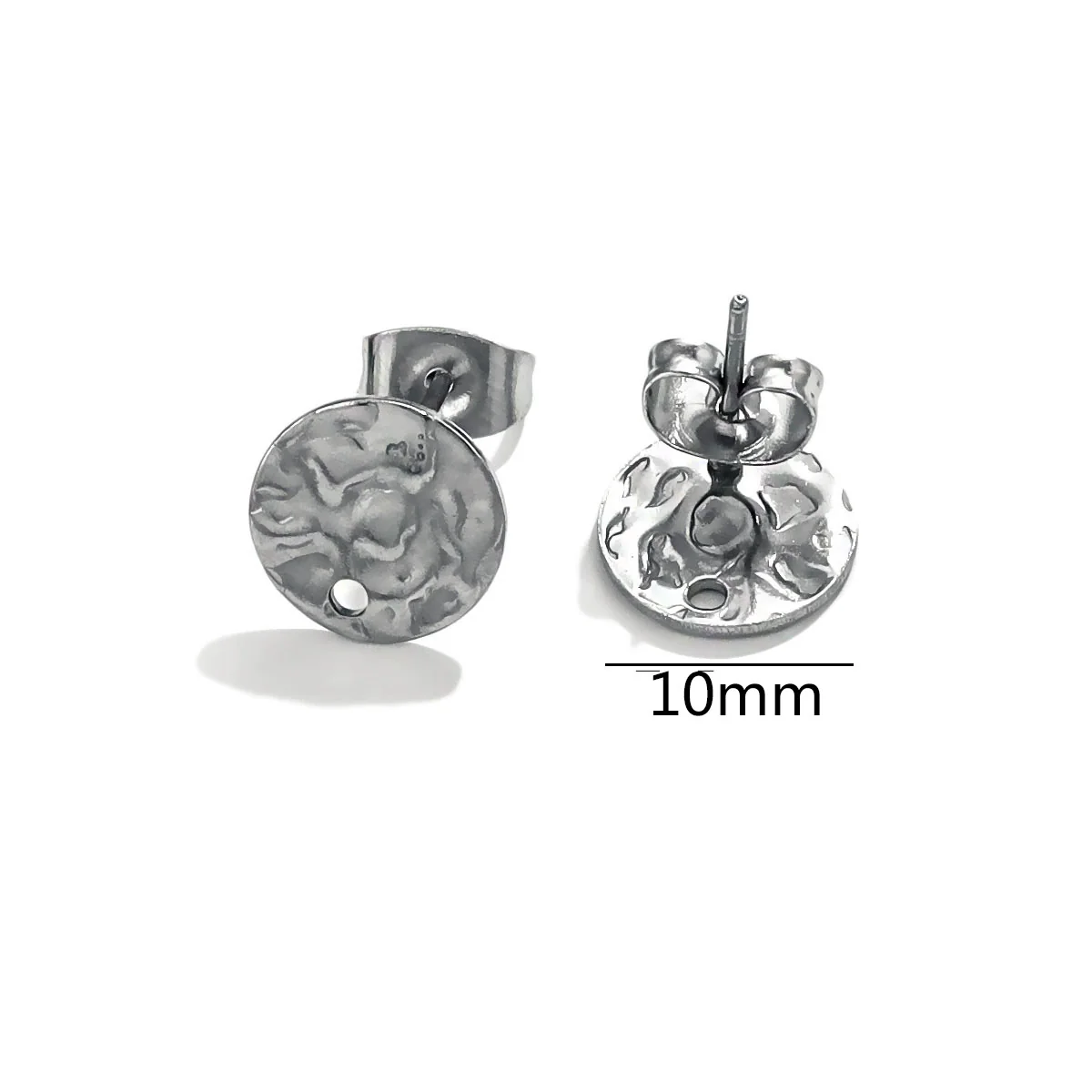 Stainless Steel And 925 Silver Round Electroplated Diy Handmade Earrings Accessories - Image 11