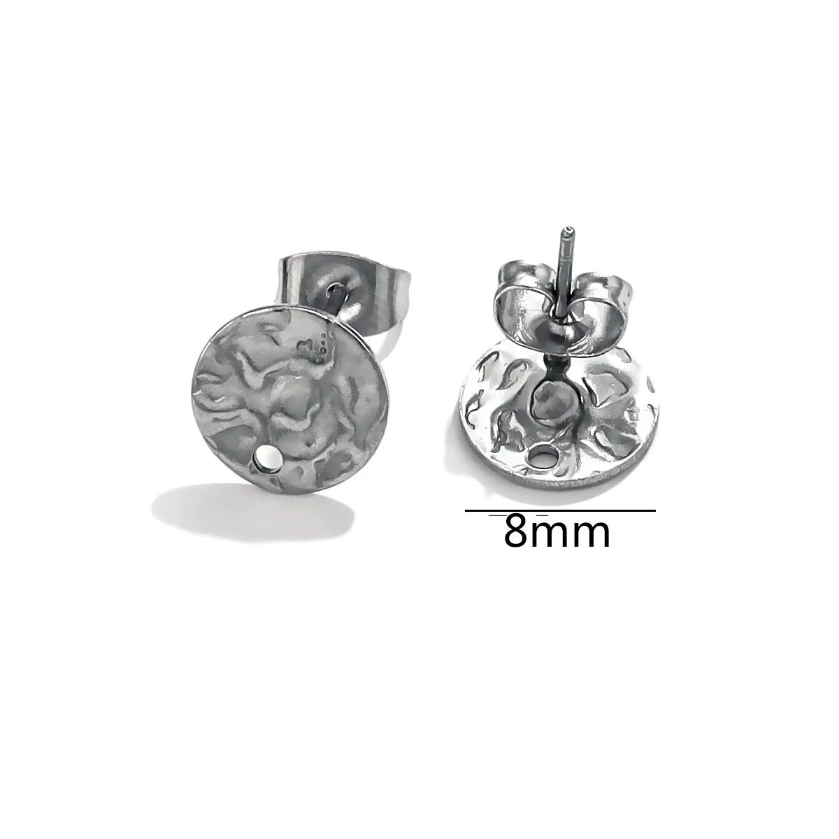Stainless Steel And 925 Silver Round Electroplated Diy Handmade Earrings Accessories - Image 12
