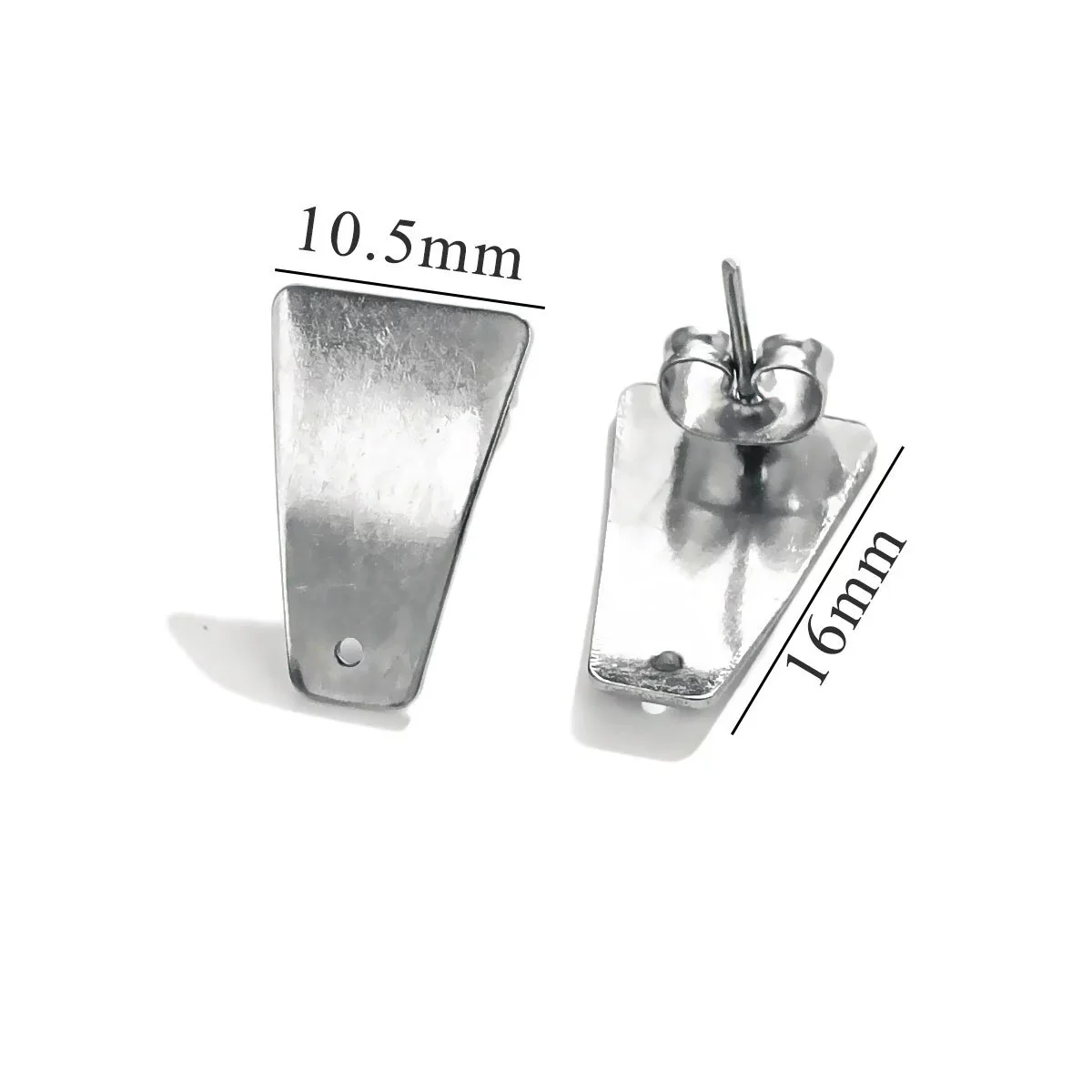 Stainless Steel And 925 Silver Round Electroplated Diy Handmade Earrings Accessories - Image 7