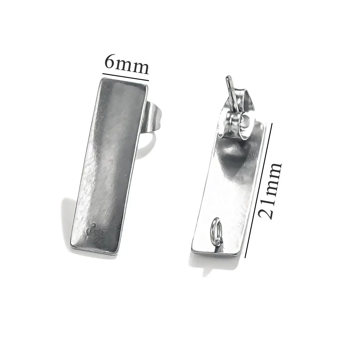 Stainless Steel And 925 Silver Round Electroplated Diy Handmade Earrings Accessories - Image 8