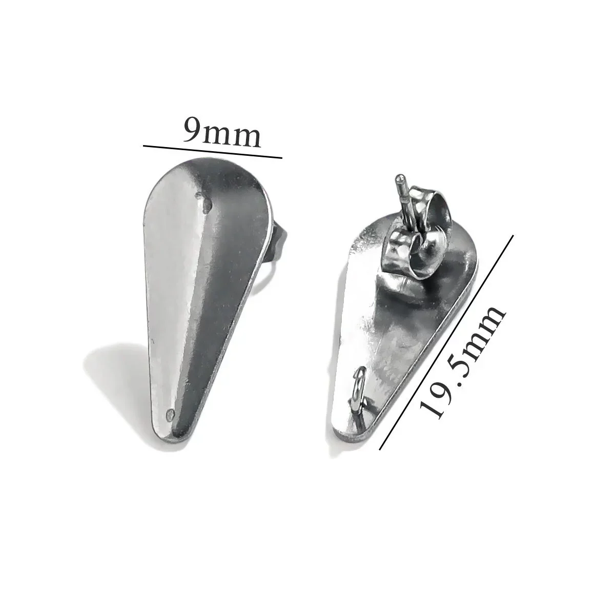 Stainless Steel And 925 Silver Round Electroplated Diy Handmade Earrings Accessories - Image 9