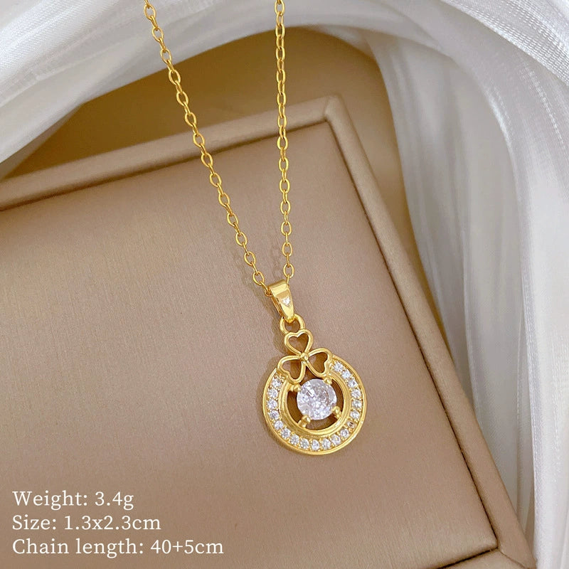 Stainless Steel And Copper Ring And Necklace With Animal Zodiac Pattern Cartoon Style For Women And Men - Image 6