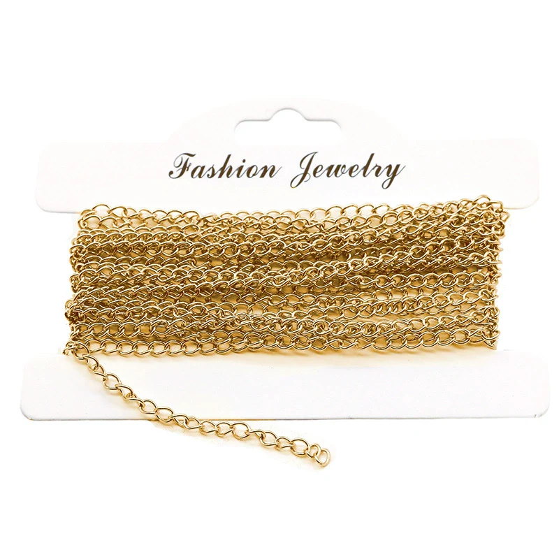 Stainless Steel And Titanium Steel Jewelry Accessories Tail Chain Extension Chain Bracelet And Necklace Extension Chain Electroplated And Handmade - Image 4