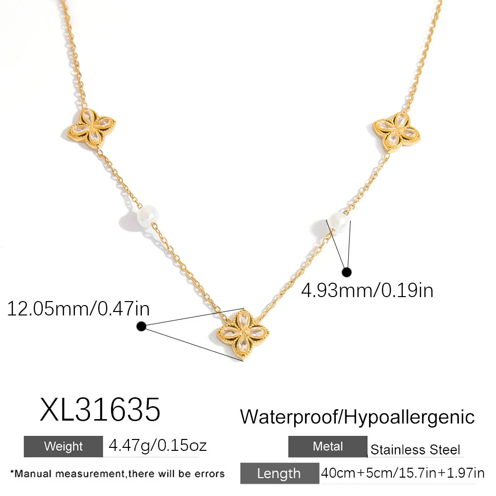 Stainless Steel And Titanium Steel Women's Collarbone Necklace Electroplated Fashion Minimalist Style - Image 8