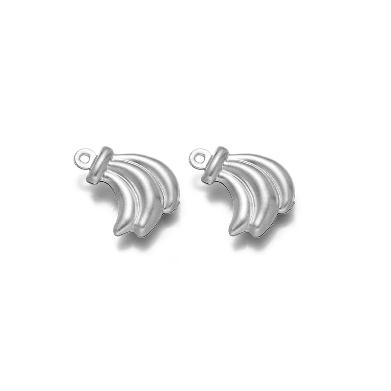 Stainless Steel Angel Heart Corn Hollow Pendant Accessories For Ladies Jewelry Diy - Image 22