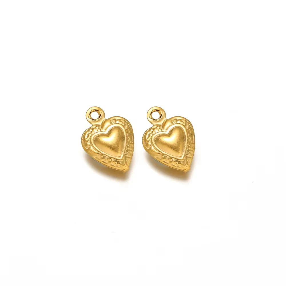 Stainless Steel Angel Heart Corn Hollow Pendant Accessories For Ladies Jewelry Diy - Image 8