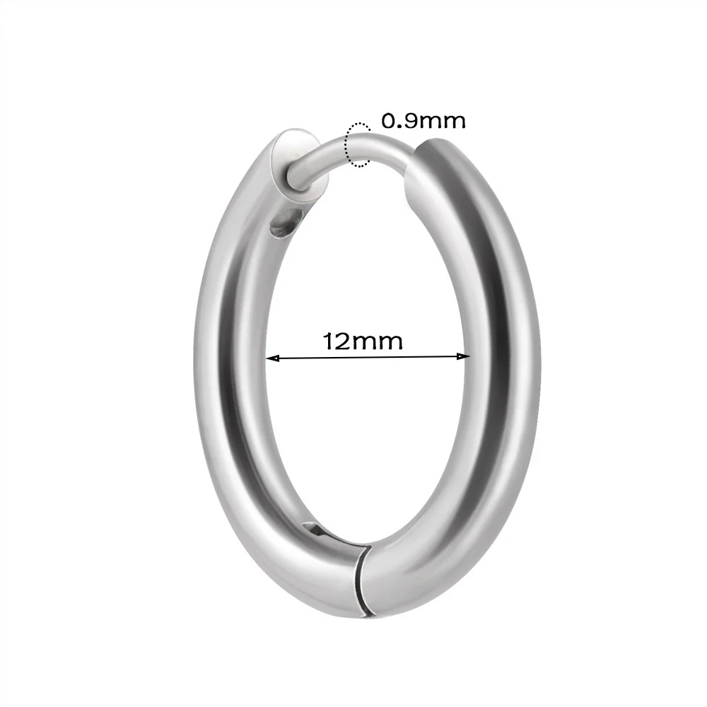 Stainless Steel Animal Zodiac Geometric Leaf Snakeshaped Skull Ear Buckle Earrings And Ear Bone Ring With Electroplating - Image 12